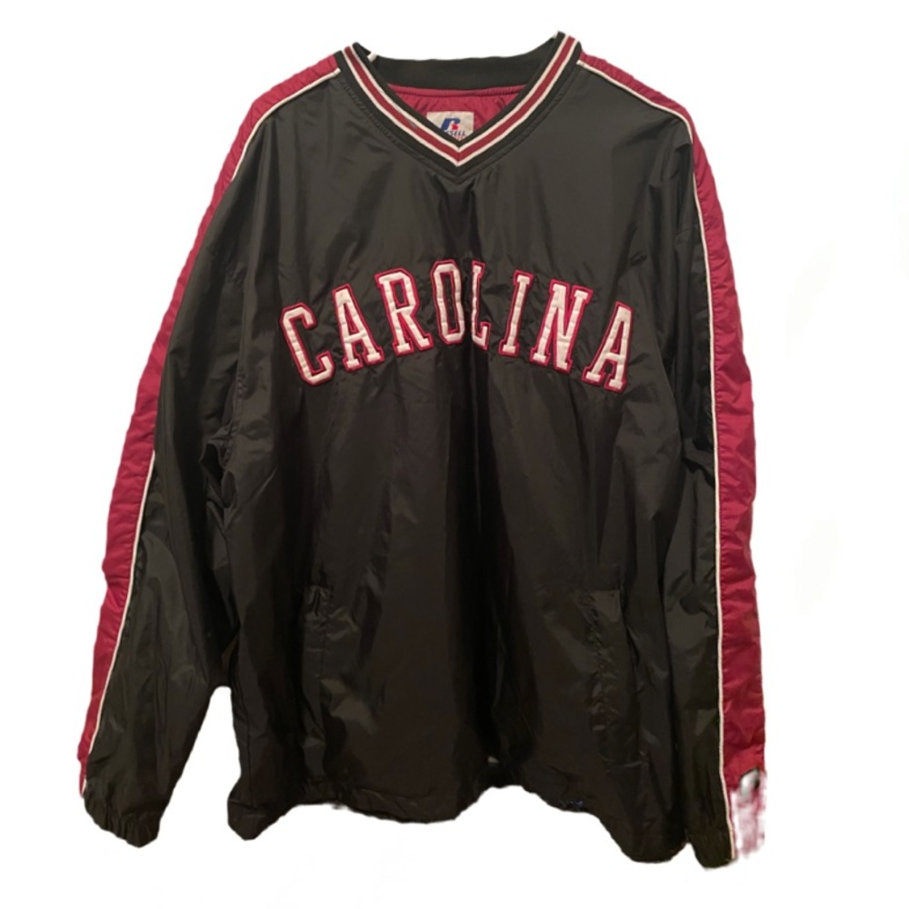 Vintage Russell South Carolina Wind Breaker Pull Over.